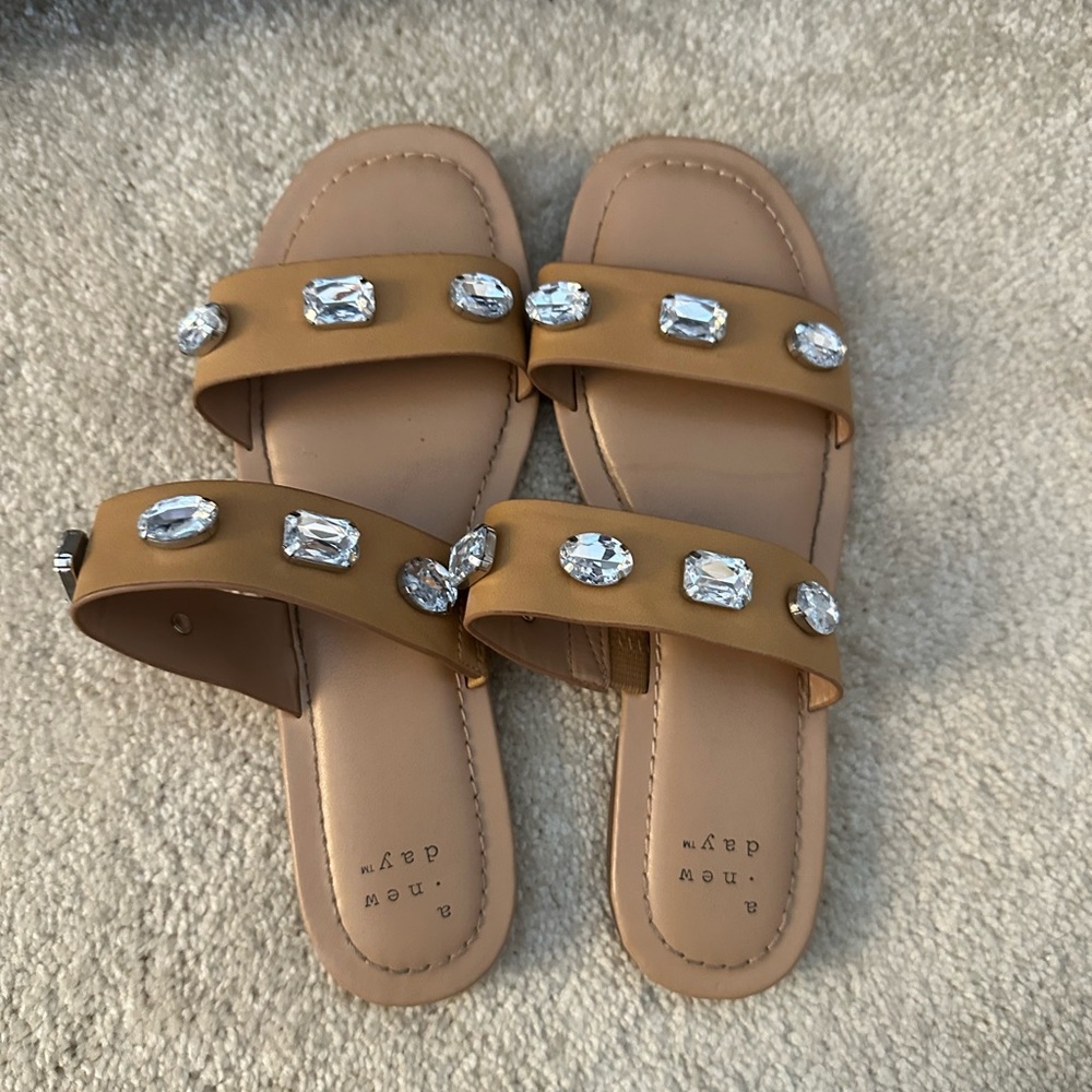 Target sandals with gems